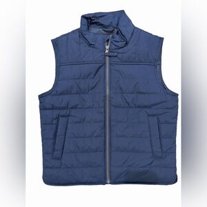 Crewcuts Navy Quilted Puffer Vest